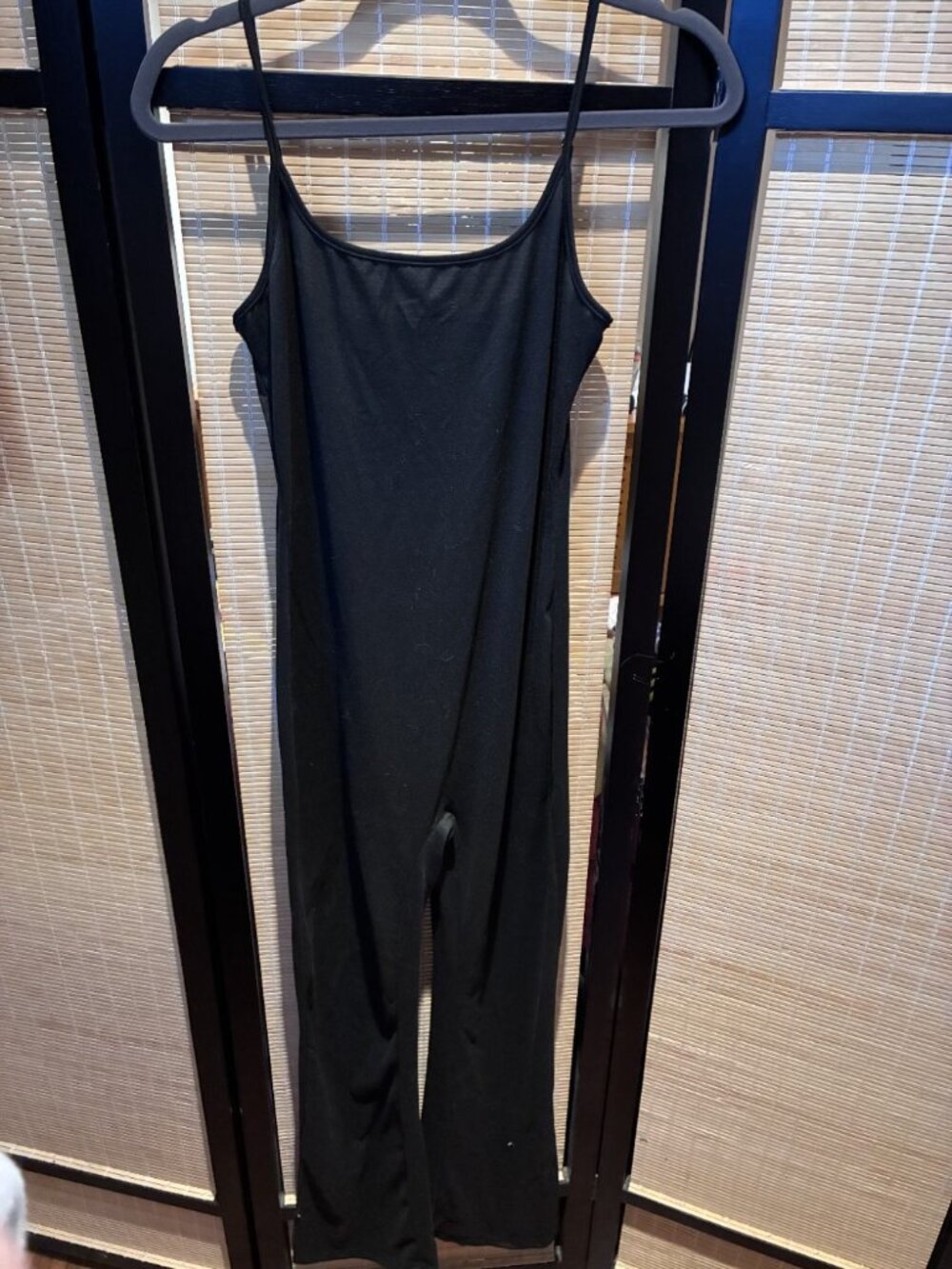 SHEIN Black Cami Wide-Leg Jumpsuit M